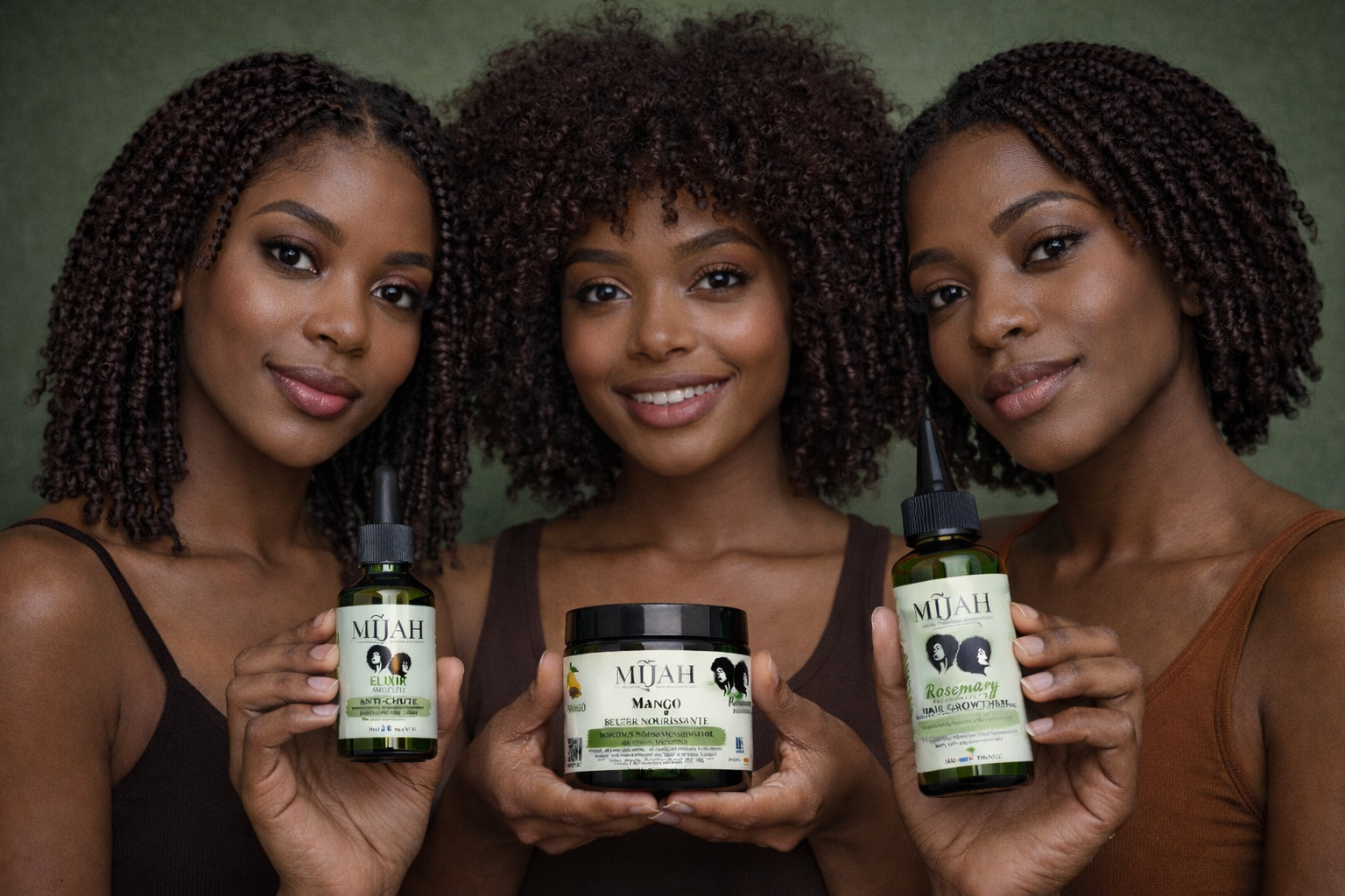 Clientes MÎJAH avec leurs produits